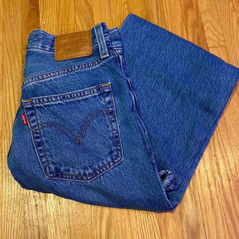 Levi Ribcage straight jeans